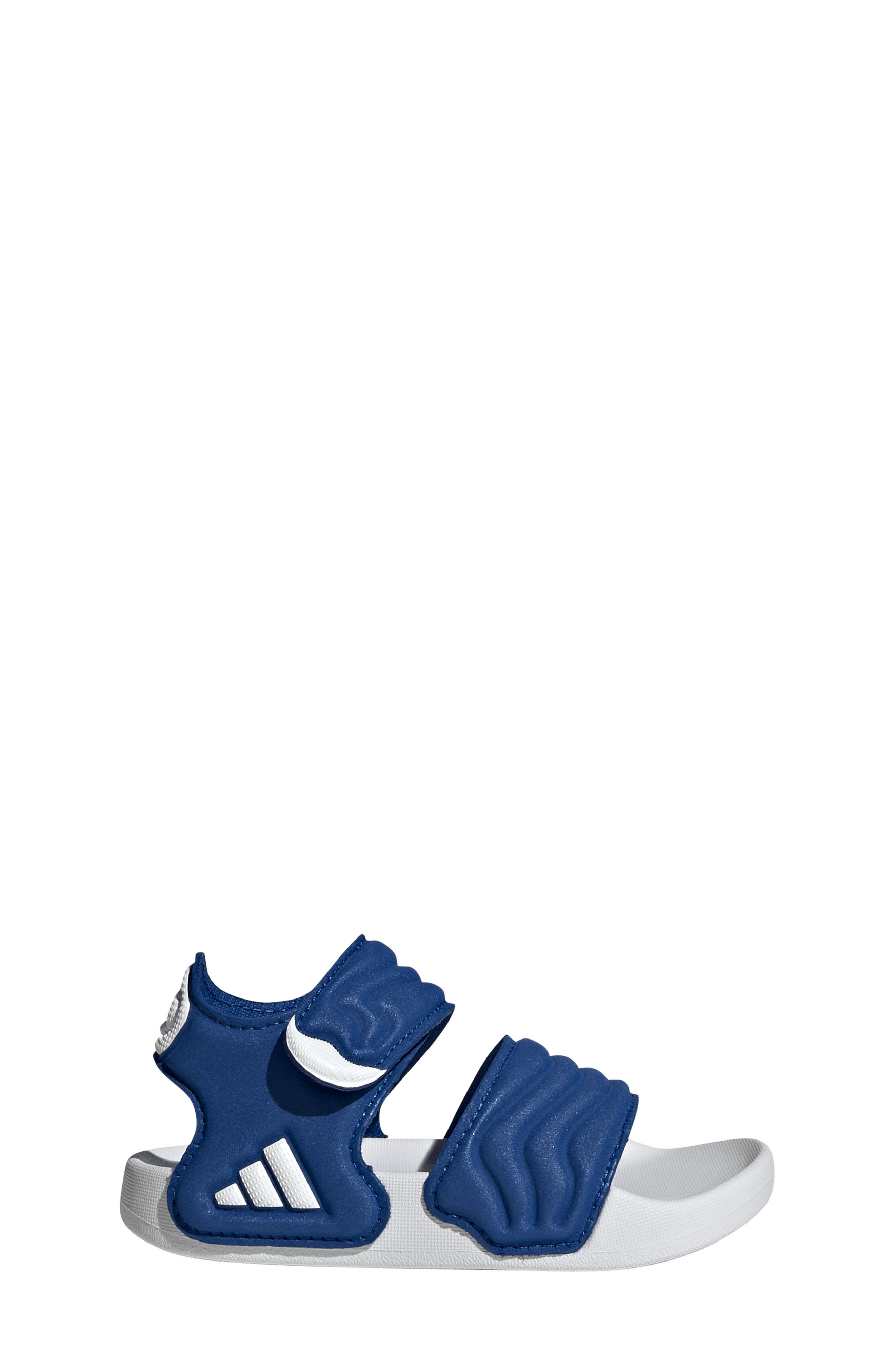 adidas Kids' Adilette Sandal, Alternate, color, Royal Blue/ Footwear White