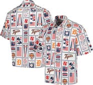 Reyn Spooner Men's Reyn Spooner White Detroit Tigers Americana Button-Up Shirt