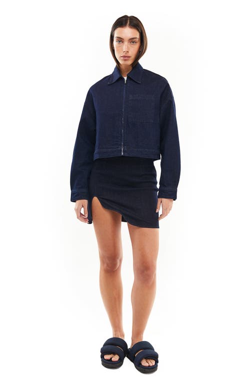 Mother Of All Liza Mini Skirt In Blue