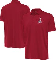ANTIGUA Men's Antigua Red Philadelphia Phillies Celebrating America's 250th Ellipse Polo