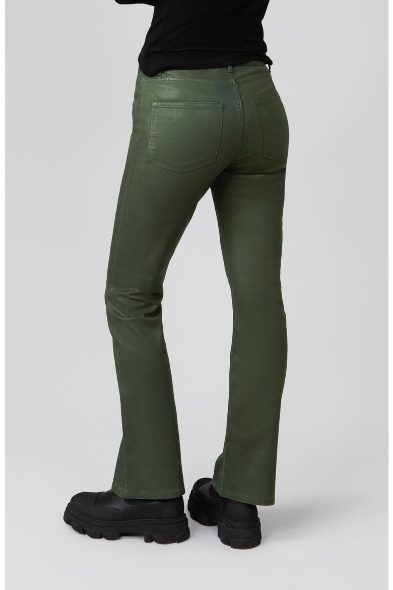 Billie High Rise Bootcut Jeans, Alternate, color, Coated Dark Olive