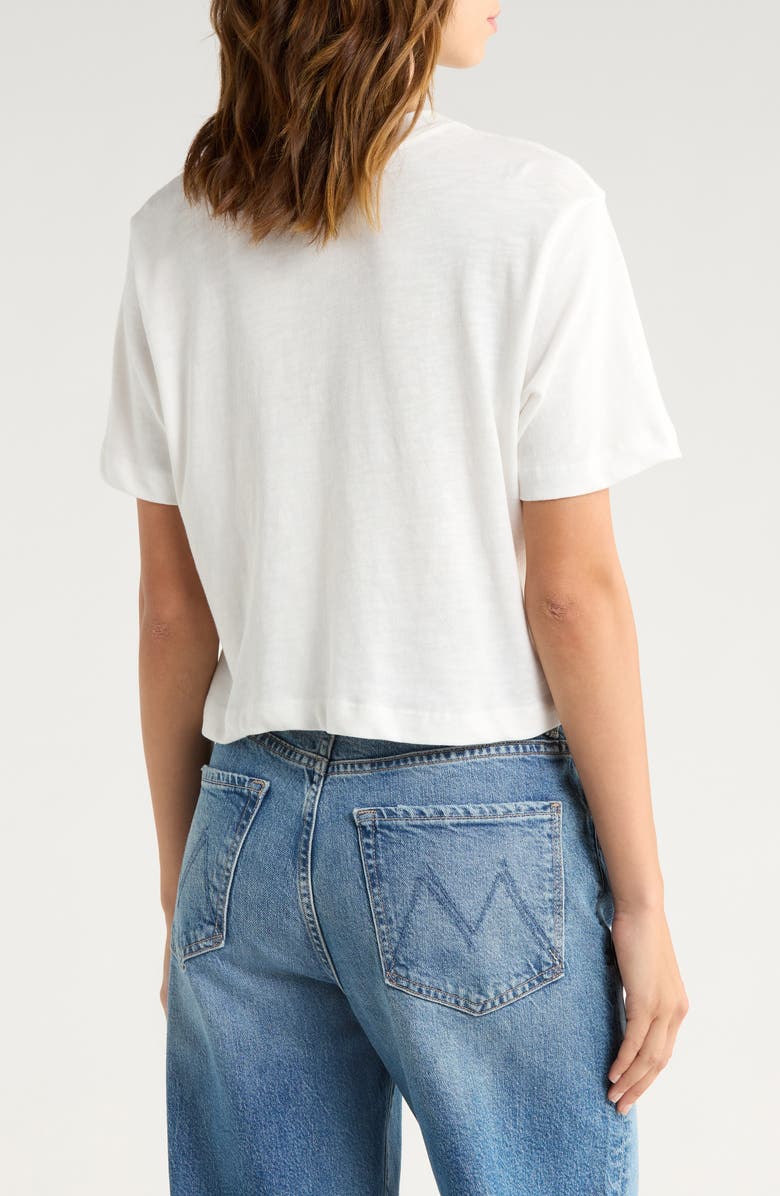 Junk Food Packers Game Time Cotton Graphic Baby Tee, Alternate, color, Vintage White