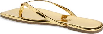 Lily Mirror Square Toe Flip Flop