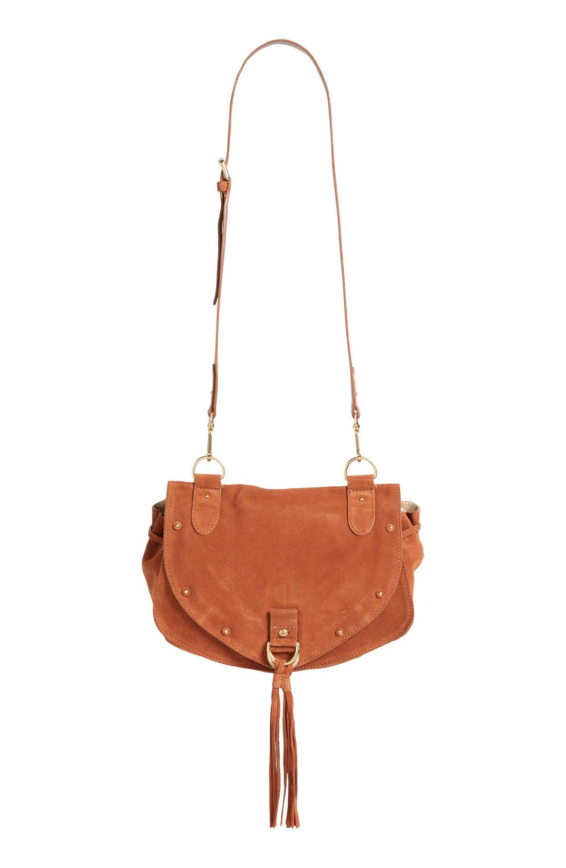 See by Chloé 'Medium Collins' Leather & Suede Messenger Bag, Alternate, color, 