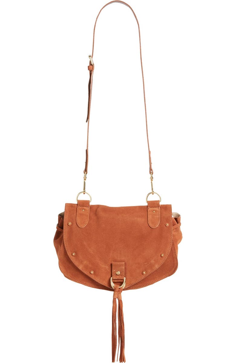 See by Chloé 'Medium Collins' Leather & Suede Messenger Bag, Alternate, color,