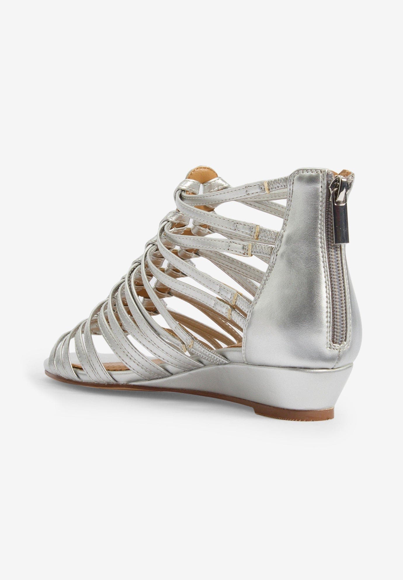 The Helen Sandal, Alternate, color, SILVER