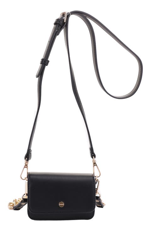 Tanya Vegan Leather Crossbody Bag
