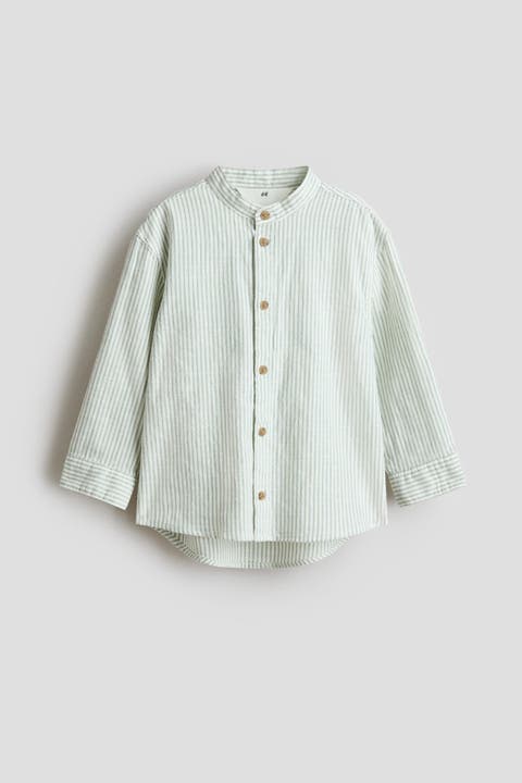 Cotton Grandad Shirt