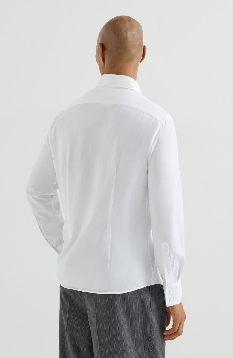Brunello Cucinelli Piqué shirt, Alternate, color, White
