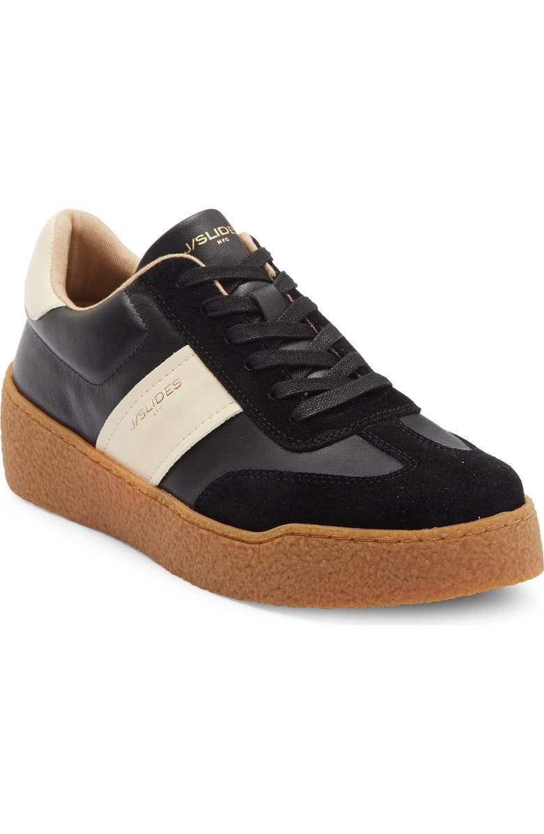 JSlides Olive Sneaker, Main, color, Off White/ Black