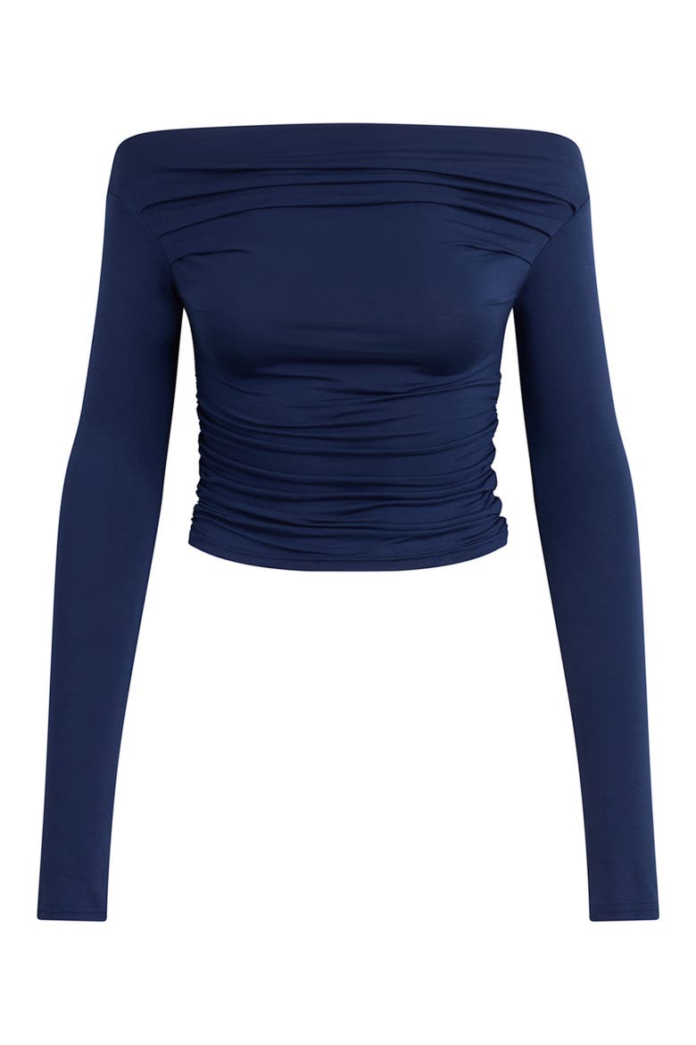 The Get Him Back Ruched Top, Alternate, color, AEGEAN BLUE