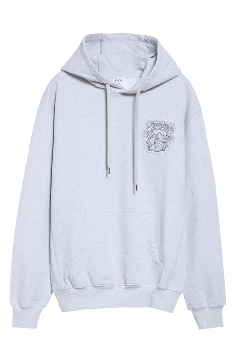 Classic Fit Eveil Ancestral Appliqué Organic Cotton Hoodie