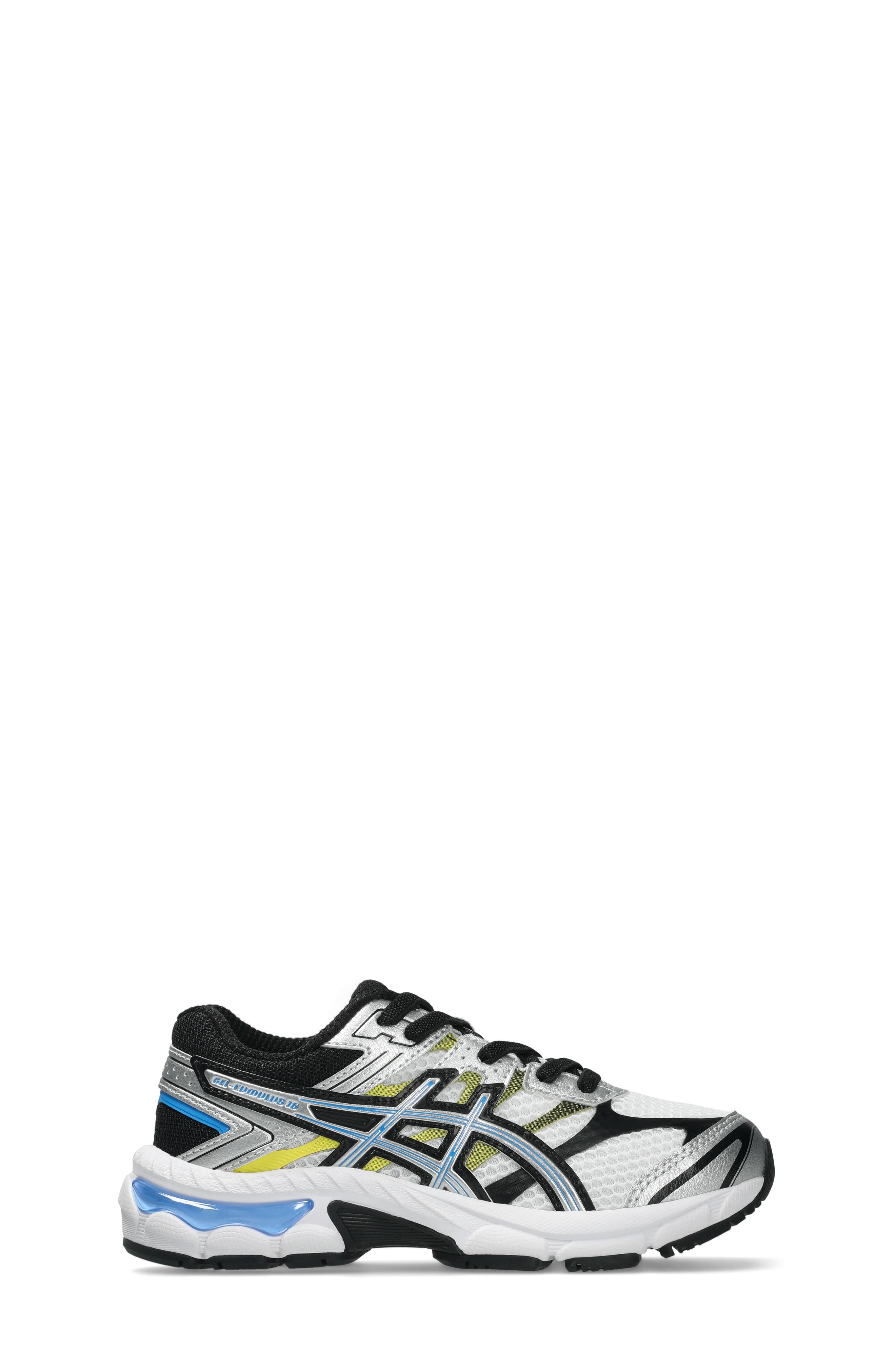 Kids' GEL-CUMULUS 16 PS Running Shoe, Alternate, color, WHITE/AZUL BLUE