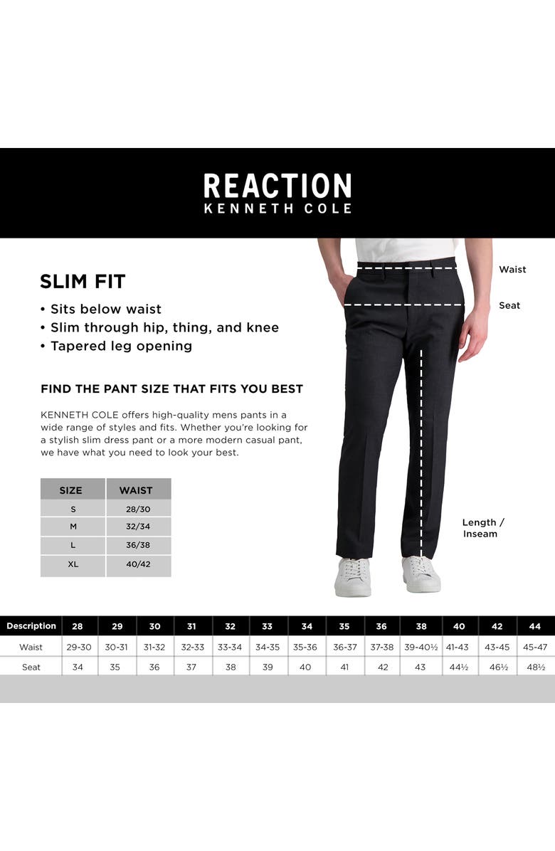 Kenneth Cole Cotton & Linen Blend Flat Front Chinos, Alternate, color, 