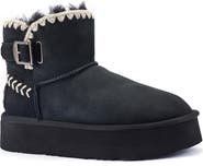 Australia Luxe Collective Genuine Shearling Platform Ankle Boot