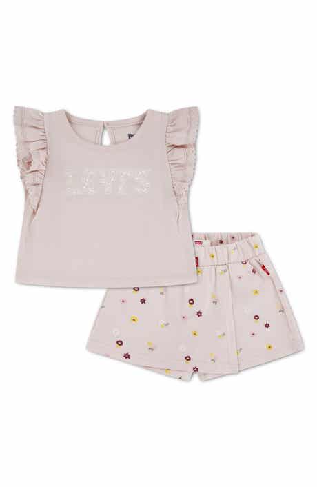 Levi's Ditsy Flutter Sleeve Top & Skort Set