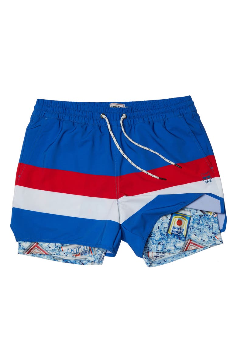 Party Pants All American Sport Swim Trunks, Alternate, color, 