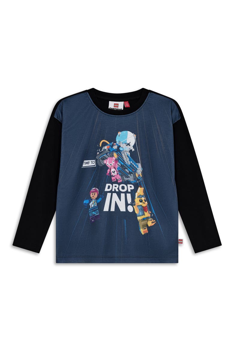Kids' LEGO® Fortnite Graphic T-Shirt, Main, color, BLACK