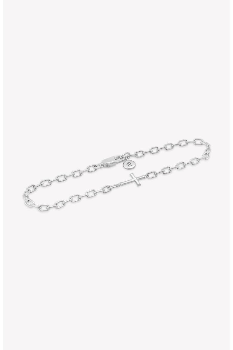 Mini Chain Breaker Cross Bracelet, Alternate, color, Sterling Silver