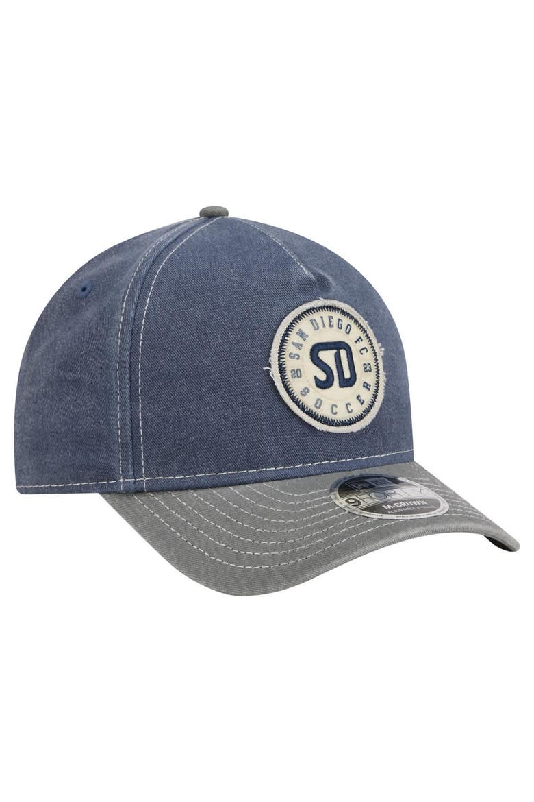 Men's New Era  Navy San Diego FC Jersey Hook 9FORTY Adjustable Hat, Alternate, color, Navy