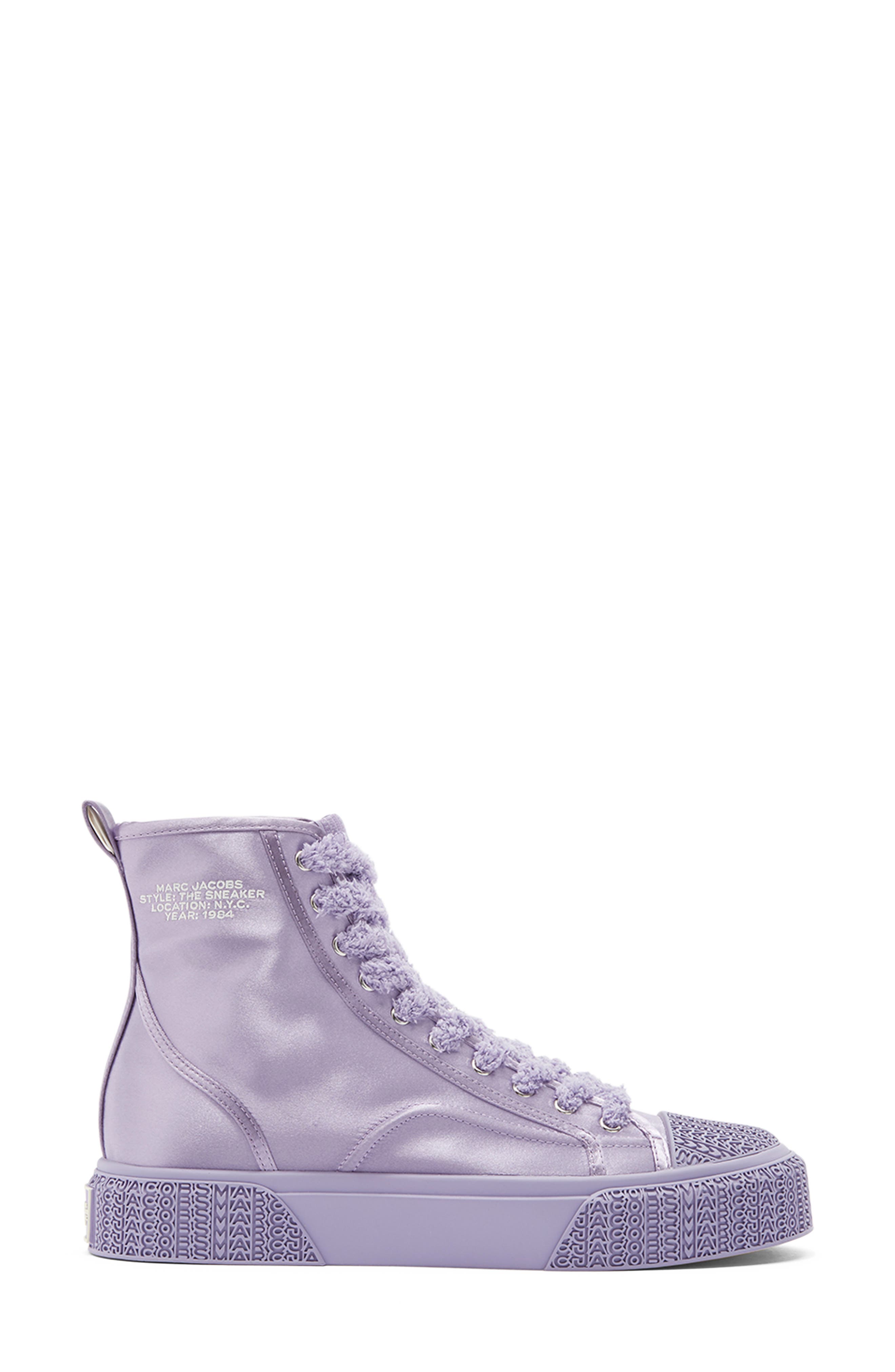 The High Top Sneaker, Alternate, color, LILAC