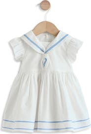 NEXT Sailor Collar Flutter Sleeve Dress