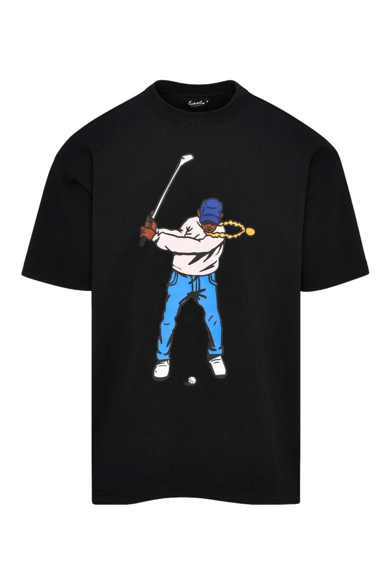 Double Sided Swingman Graphic T-Shirt, Alternate, color, BLACK
