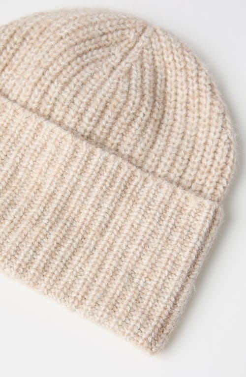 Brunello Cucinelli Rib Knit Beanie In Neutral