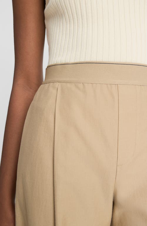 Shop Vince Pleated Elastic Waist Pants