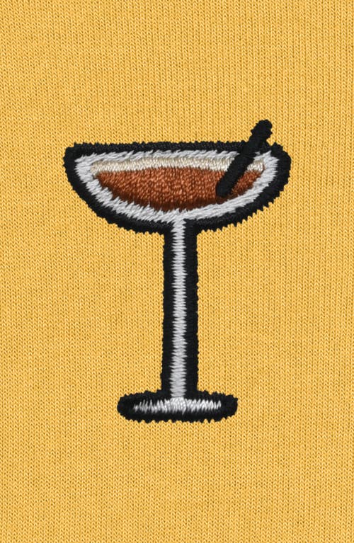 Dalix Espresso Martini Cropped Hoodie In Heather Mustard