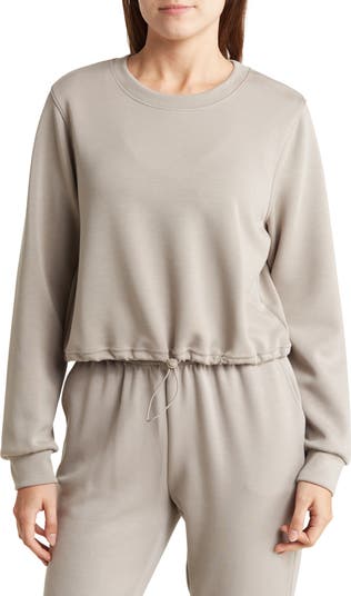 90 Degree by Reflex Mens Hoodie with Side Pockets- HEATHER GREY