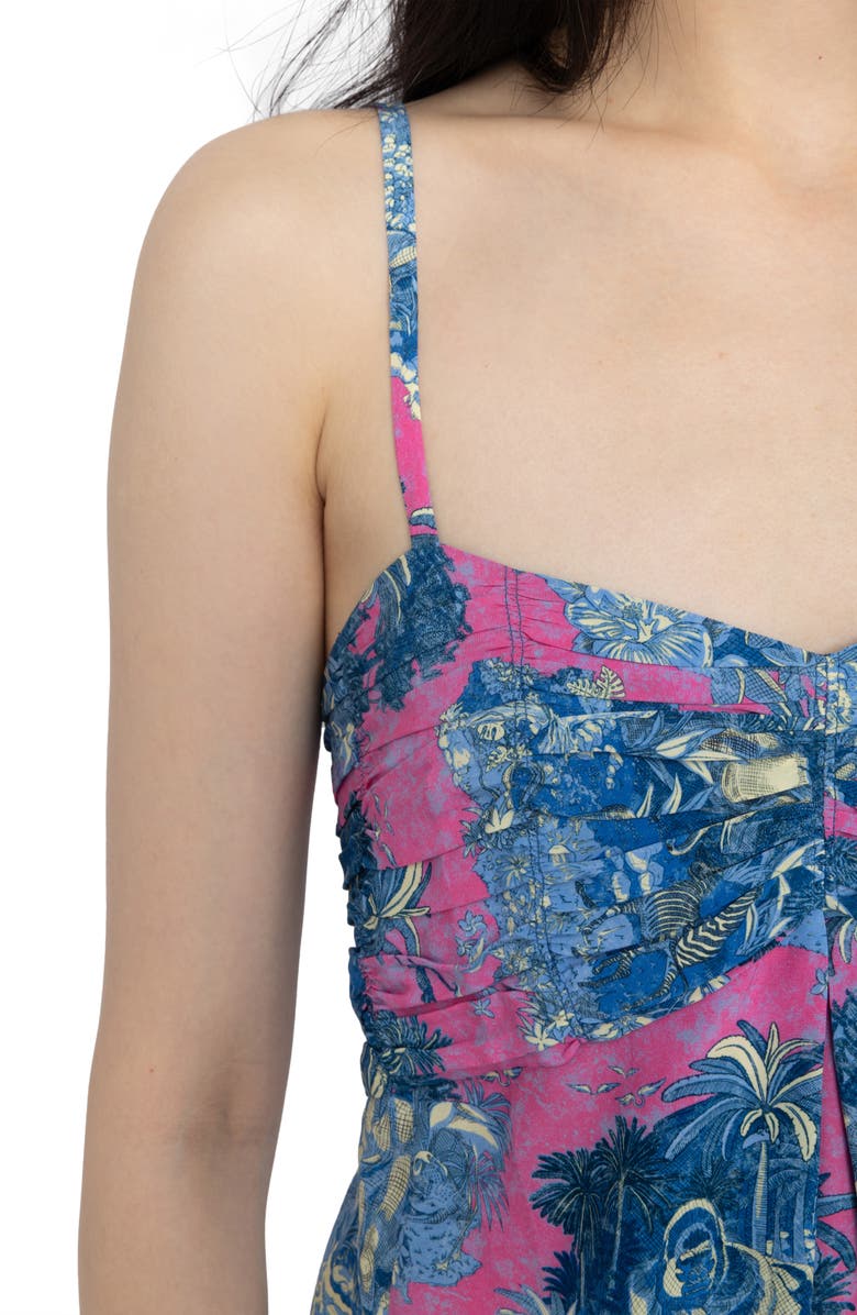 Zadig & Voltaire Cippie Wild Jungle Print Crepe Camisole, Alternate, color, Lady