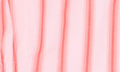 Derek Lam 10 Crosby Tia Stripe Sleeveless Cotton Dress In Pink
