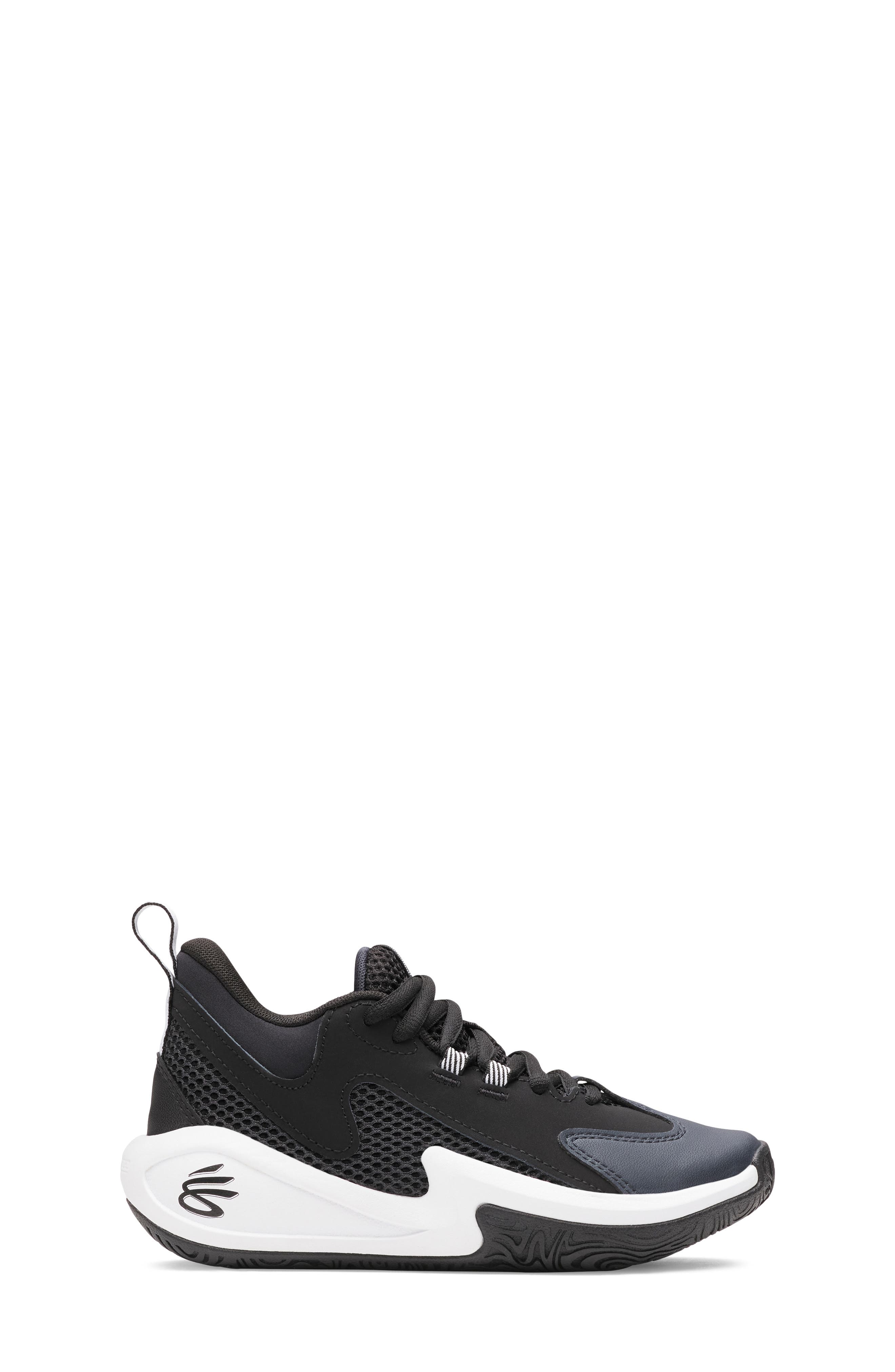 Under Armour Kids' Curry Sneaker, Alternate, color, Black