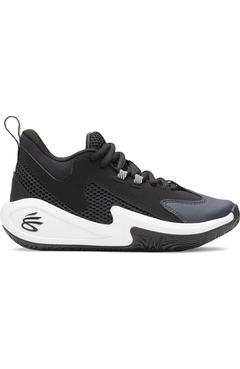 Under Armour Kids' Curry Sneaker, Alternate, color, Black