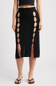 EMILY DAWN LONG River Wool Skirt