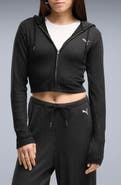 PUMA Essentials Ribbed Full Zip Hoodie