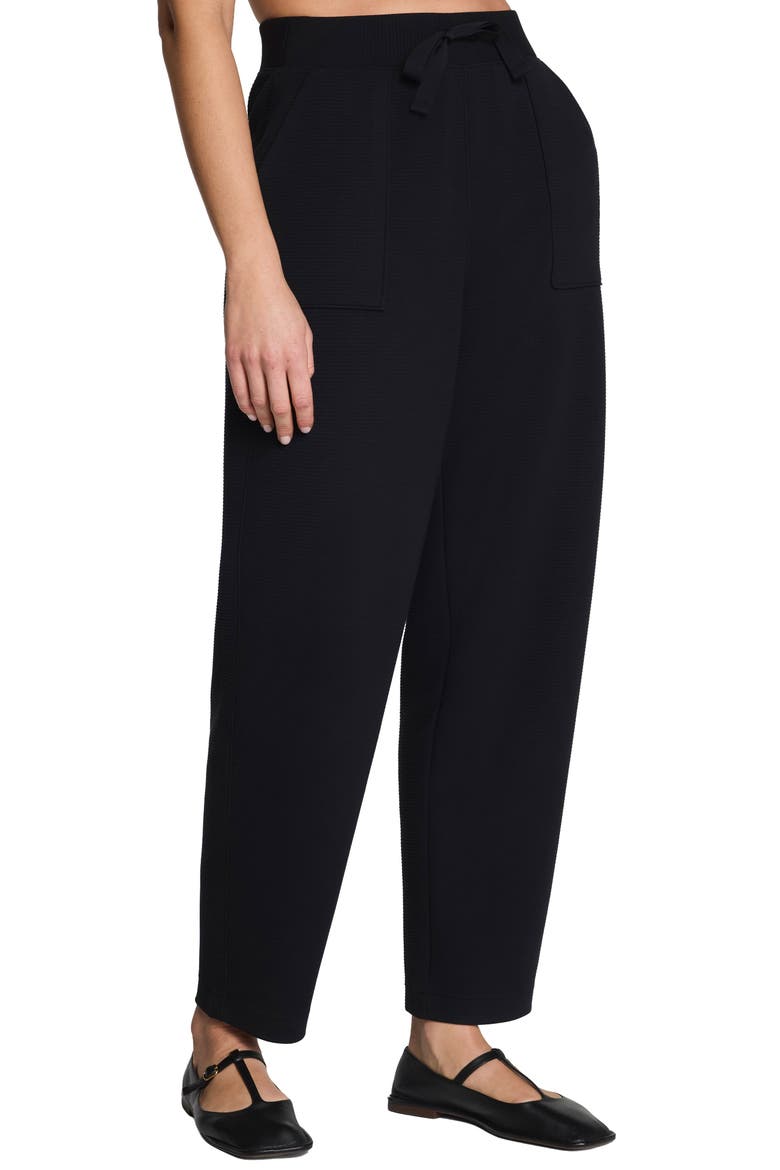 AirEssentials® French Rib Ankle Pants, Main, color, VERY BLACK