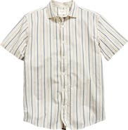 Billy Reid Donelson Short Sleeve Check Sport Shirt