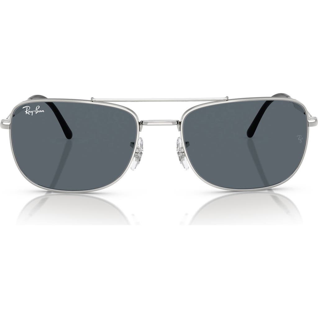 Ray Ban Ray-ban 62mm Rectangular Sunglasses