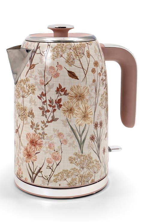 Floral Print Electric Kettle