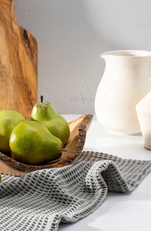 Ettitude Set Of 2 Waffle Dish Towels In Sage