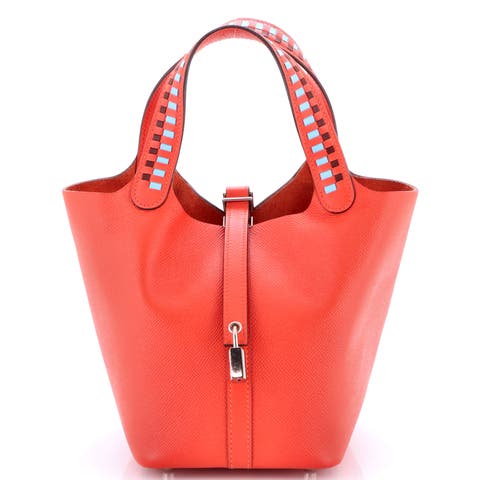 Picotin Lock Bag Tressage Epsom PM