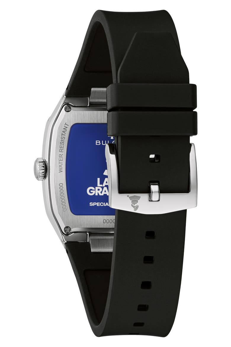 Latin Grammy Awards Edition Millennia Silicone Strap Watch, 35mm, Alternate, color, BLACK