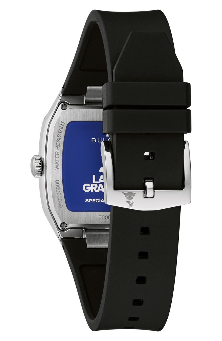 BULOVA Latin Grammy Awards Edition Millennia Silicone Strap Watch, 35mm, Alternate, color,