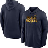 Nike Men's Nike  Navy Toledo Rockets Sideline Dri-FIT Lightweight Hooded Top