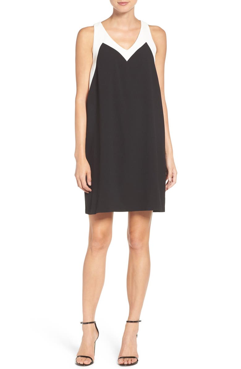 Felicity & Coco Katy Colorblock Shift Dress, Alternate, color, 