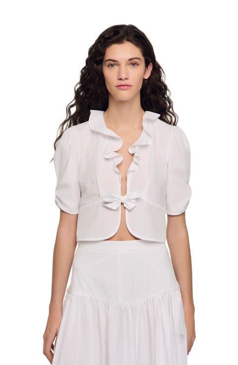Ruffled Crop Top
