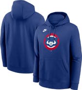Nike Men's Nike Royal Chicago Cubs Cooperstown Collection Logo Club Pullover Hoodie
