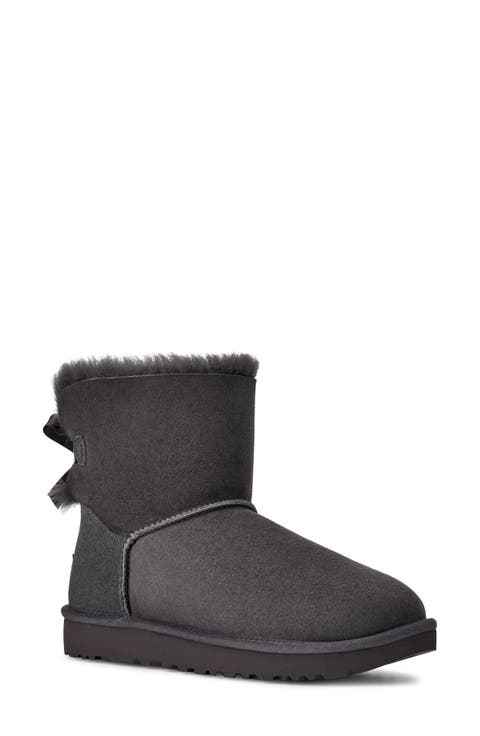 Mini Bailey Bow II Genuine Shearling Bootie (Women)